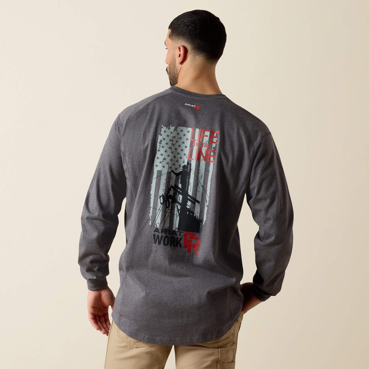 Men FR Air Life on the Line Graphic Top | Ariat