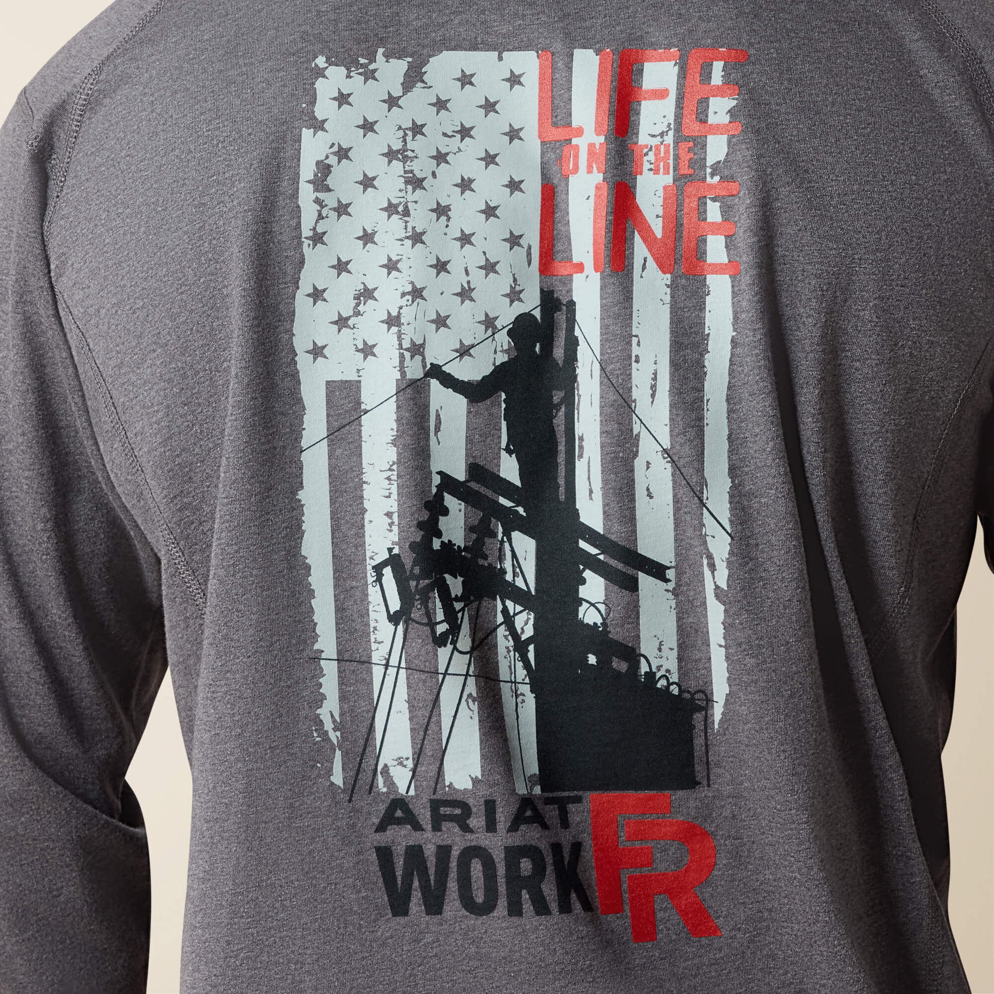Men FR Air Life on the Line Graphic Top | Ariat