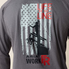 Men FR Air Life on the Line Graphic Top | Ariat