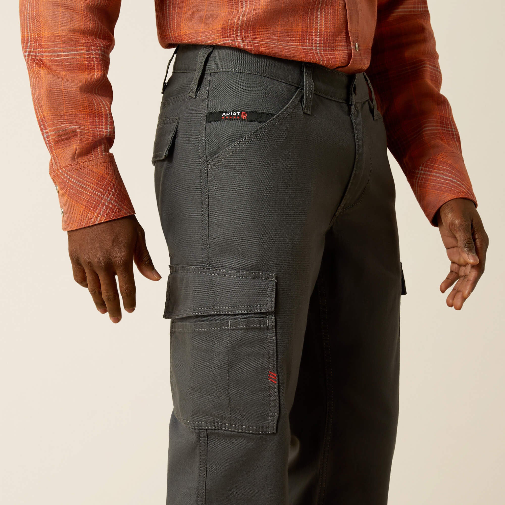 Men FR M4 Relaxed Lightweight Cargo DuraStretch Straight Leg Pants | Ariat near me