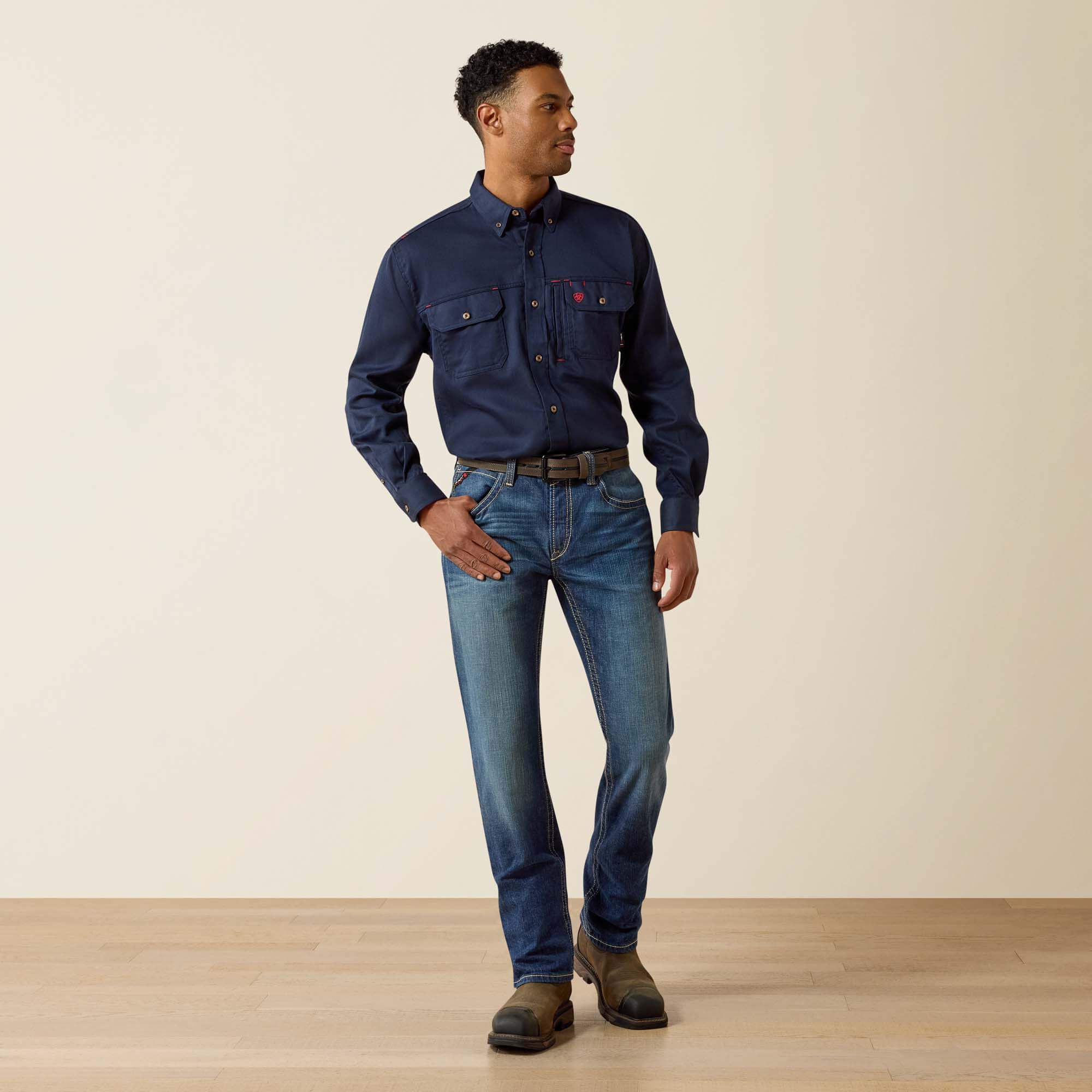 Men FR Solid Vent Work Shirt | Ariat for sale