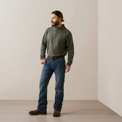 Men FR Combat Stretch Patriot 1/4 Zip Work Shirt | Ariat Discount