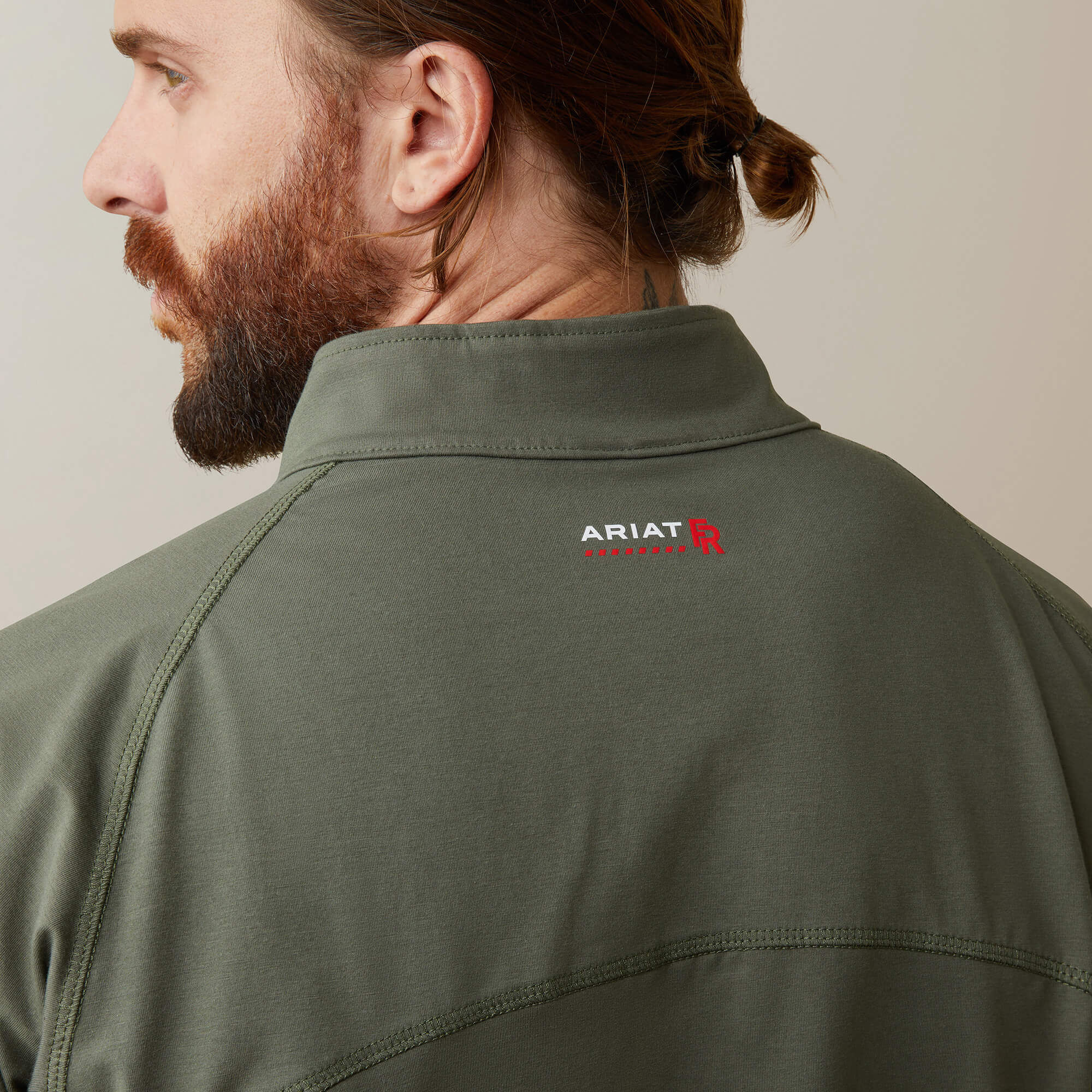 Men FR Combat Stretch Patriot 1/4 Zip Work Shirt | Ariat Discount