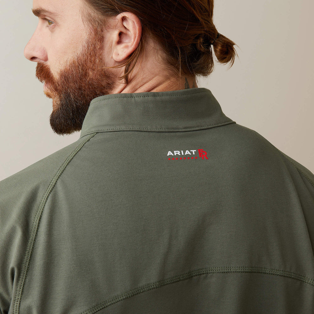 Men FR Combat Stretch Patriot 1/4 Zip Work Shirt | Ariat Discount