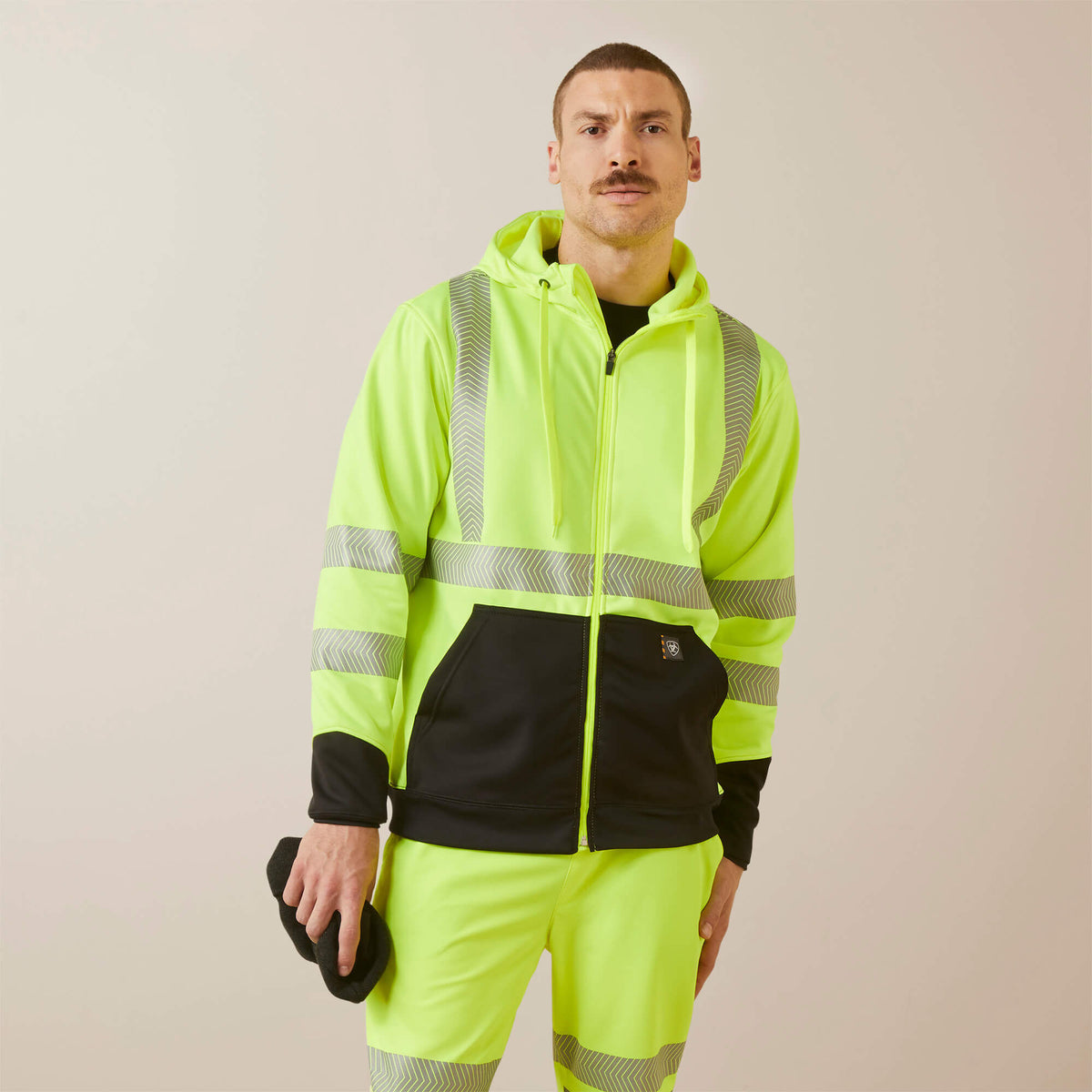 Men Rebar WorkTek Hi-Vis Full Zip Hoodie | Ariat near me