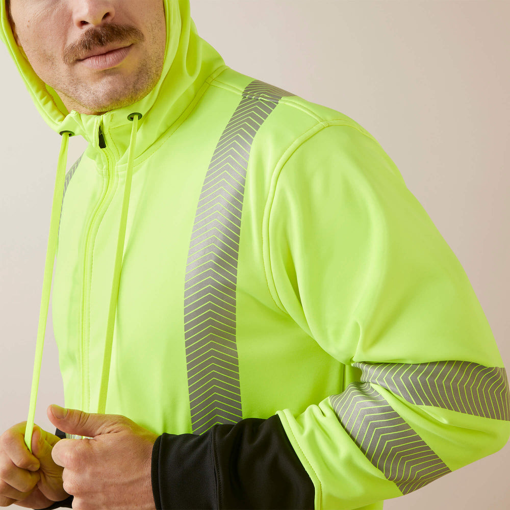 Men Rebar WorkTek Hi-Vis Full Zip Hoodie | Ariat near me