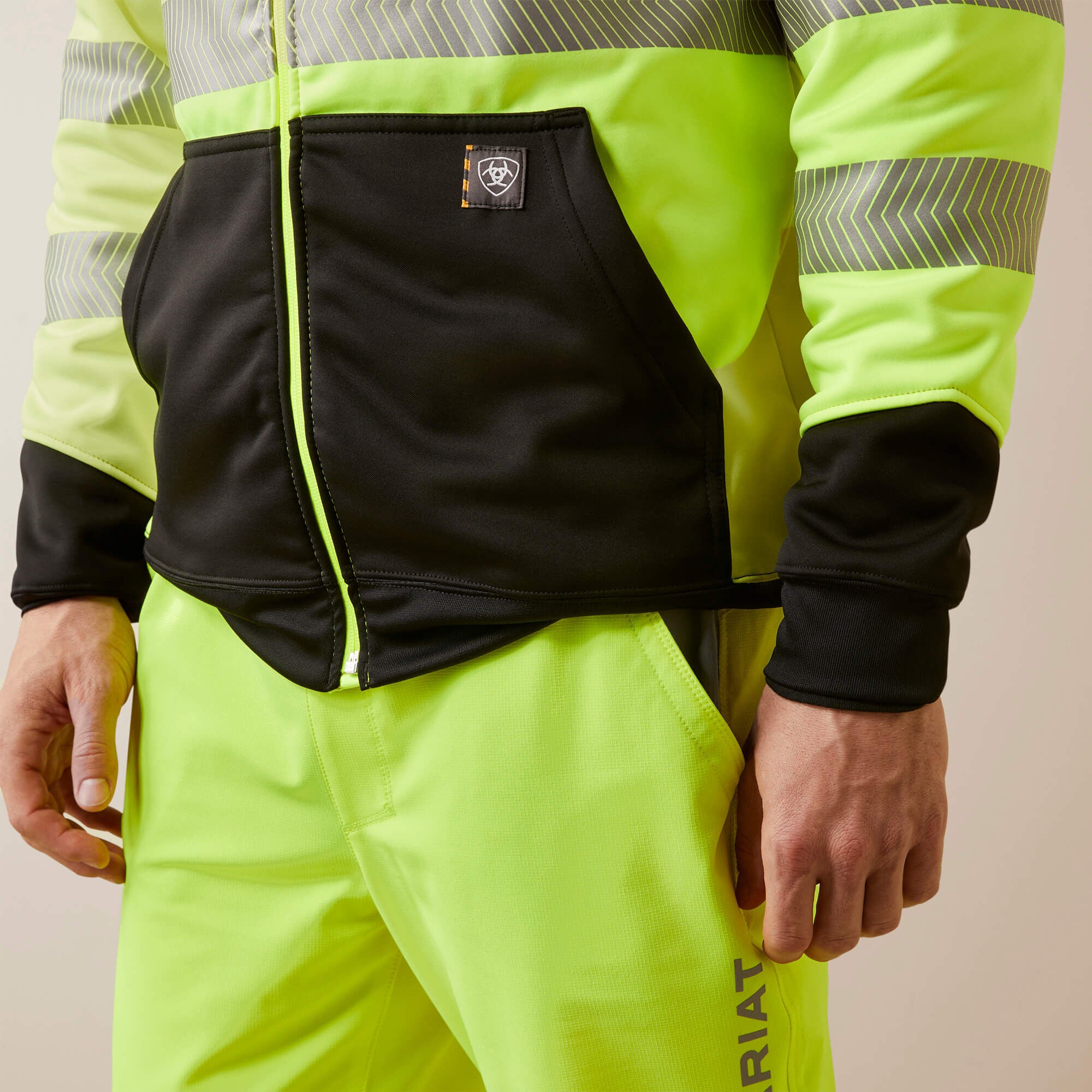 Men Rebar WorkTek Hi-Vis Full Zip Hoodie | Ariat near me