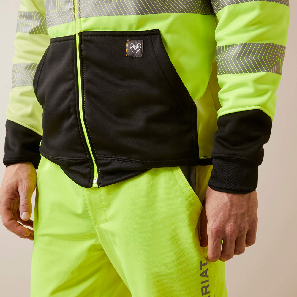 Men Rebar WorkTek Hi-Vis Full Zip Hoodie | Ariat near me