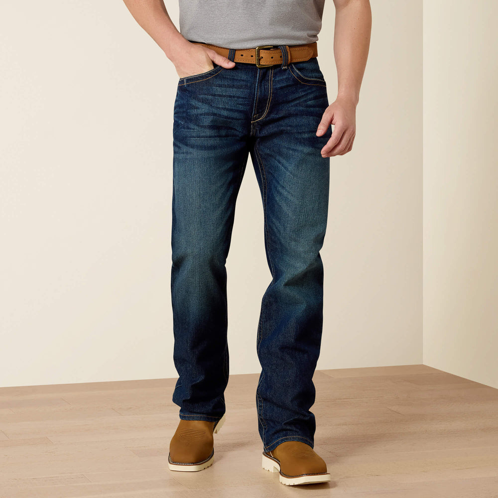 Men Rebar M4 Low Rise DuraStretch Edge Boot Cut Jean | Ariat