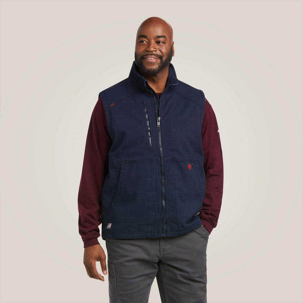 Men FR DuraLight Cordura Canvas Vest | Ariat us