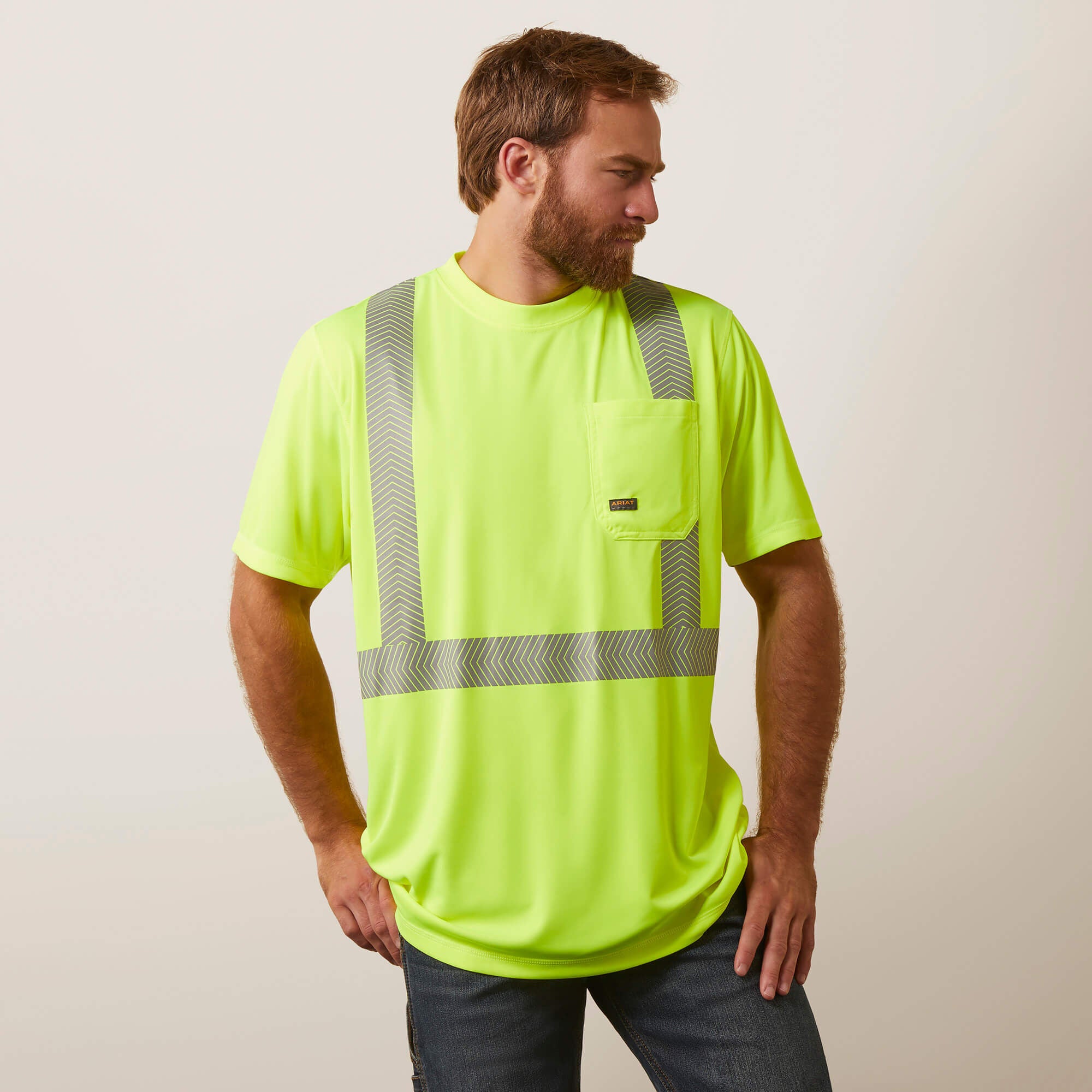 Men Rebar Hi-Vis ANSI T-Shirt | Ariat on sale