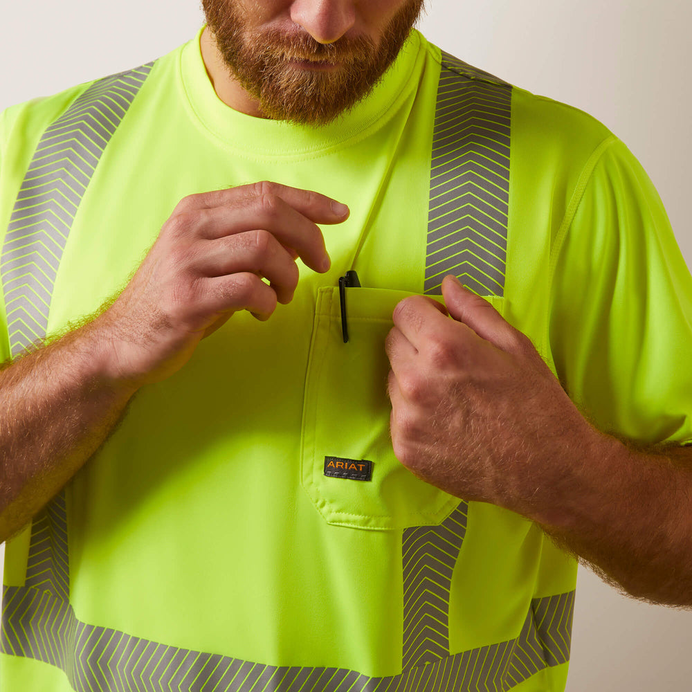 Men Rebar Hi-Vis ANSI T-Shirt | Ariat on sale