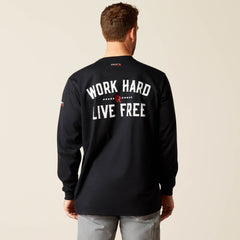 Men FR Work Hard Live Free T-Shirt | Ariat