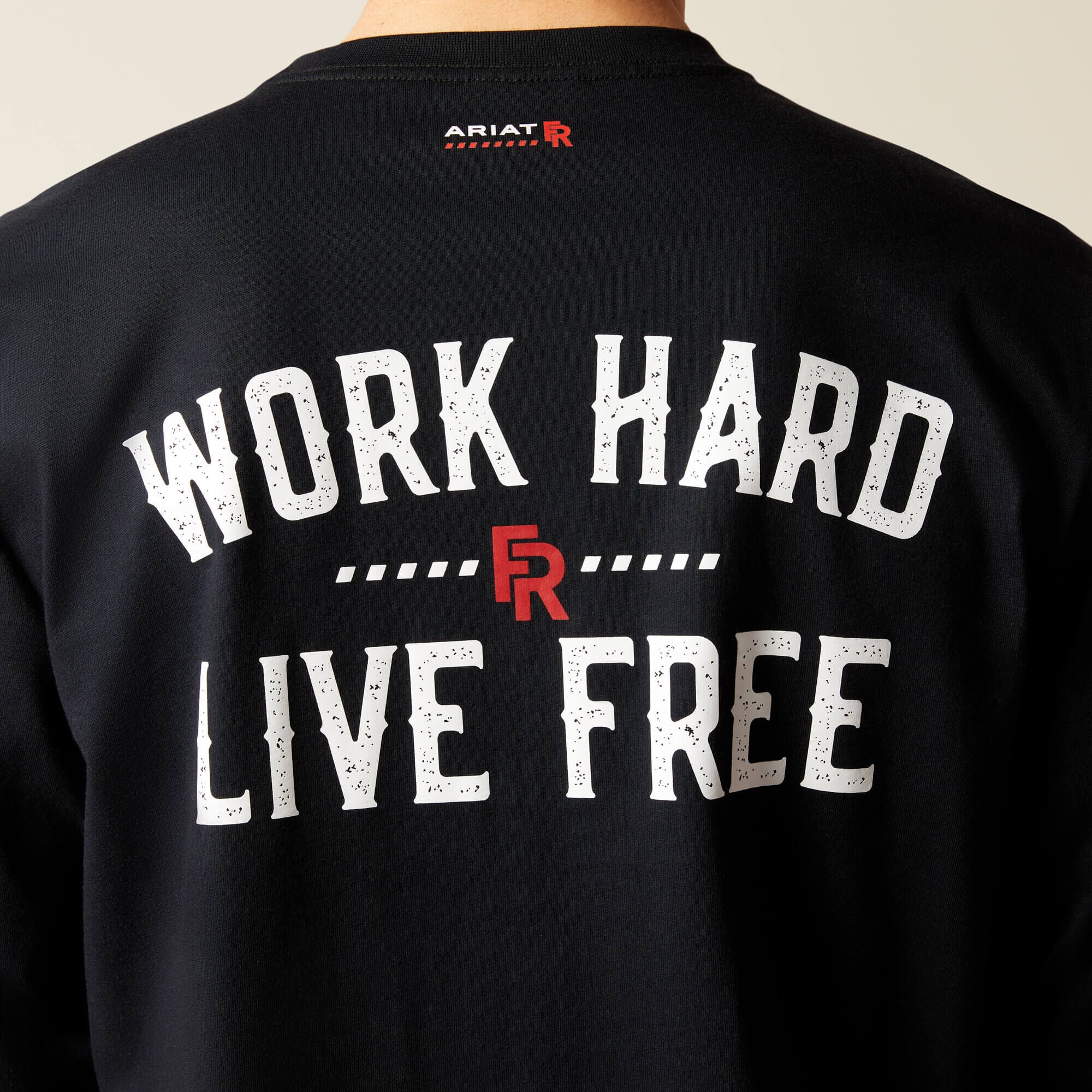 Men FR Work Hard Live Free T-Shirt | Ariat