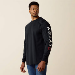 Men FR Roughneck Skull Logo T-Shirt | Ariat us