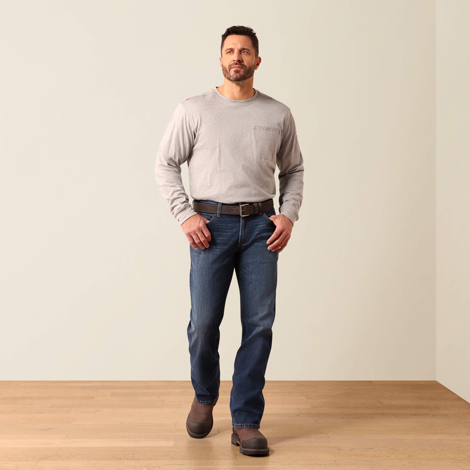 Men FR M5 Straight Lightweight DuraStretch Straight Leg Jeans | Ariat for sale