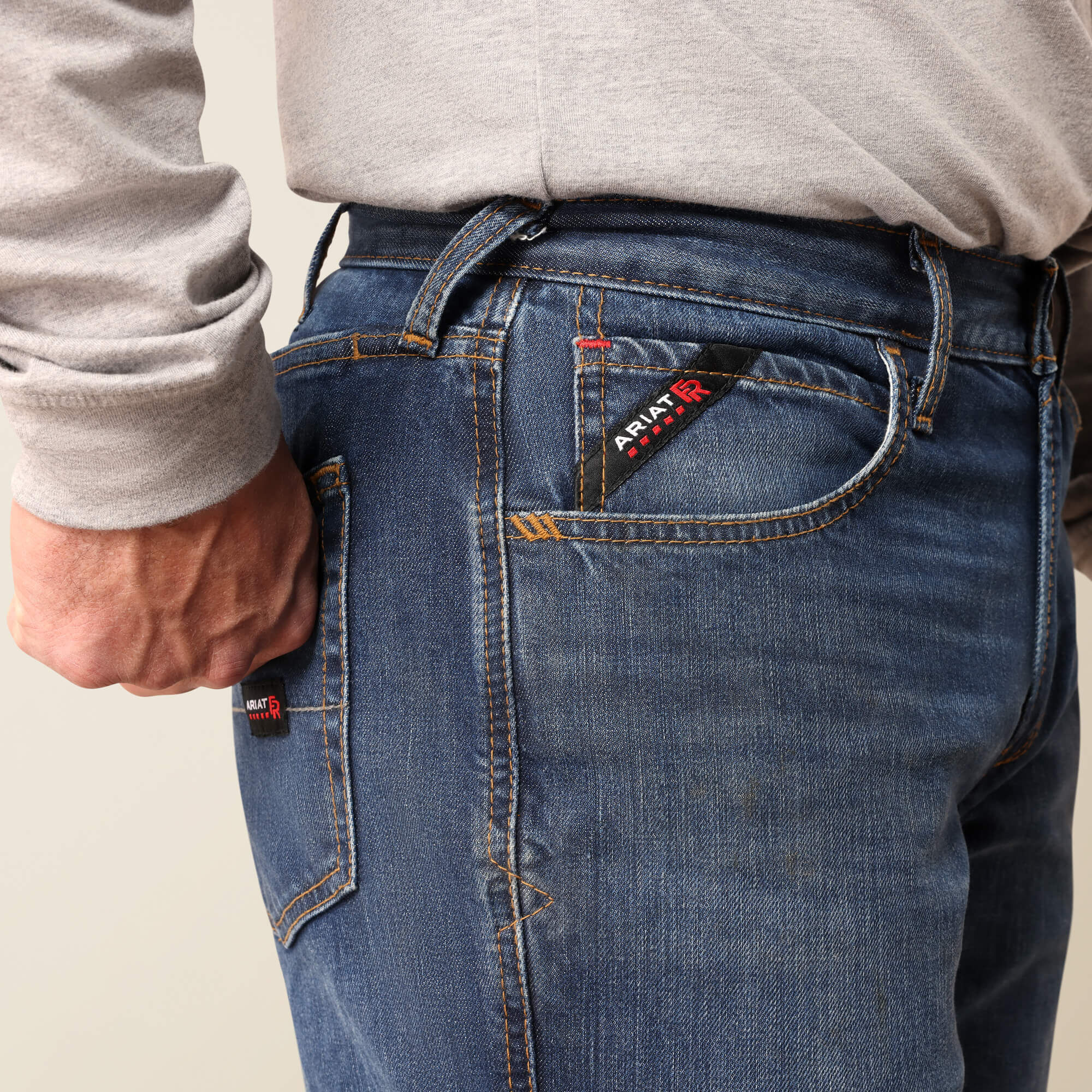 Men FR M5 Straight Lightweight DuraStretch Straight Leg Jeans | Ariat for sale