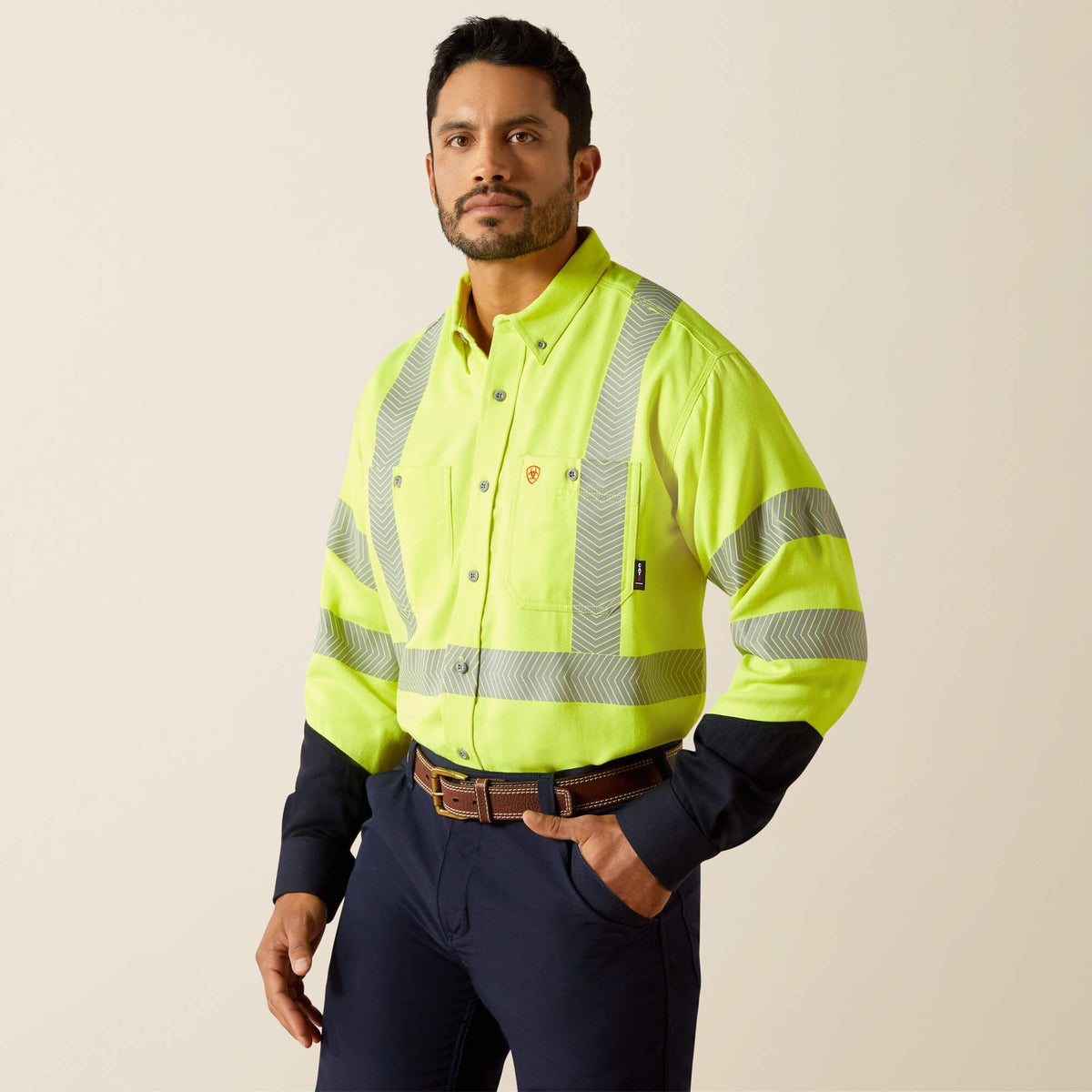 Men FR Hi-Vis Air Inherent Classic Fit Work Shirt | Ariat Discount