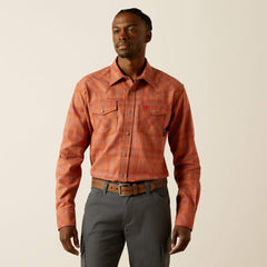 Men FR Wayne Retro Fit Snap Work Shirt | Ariat Online