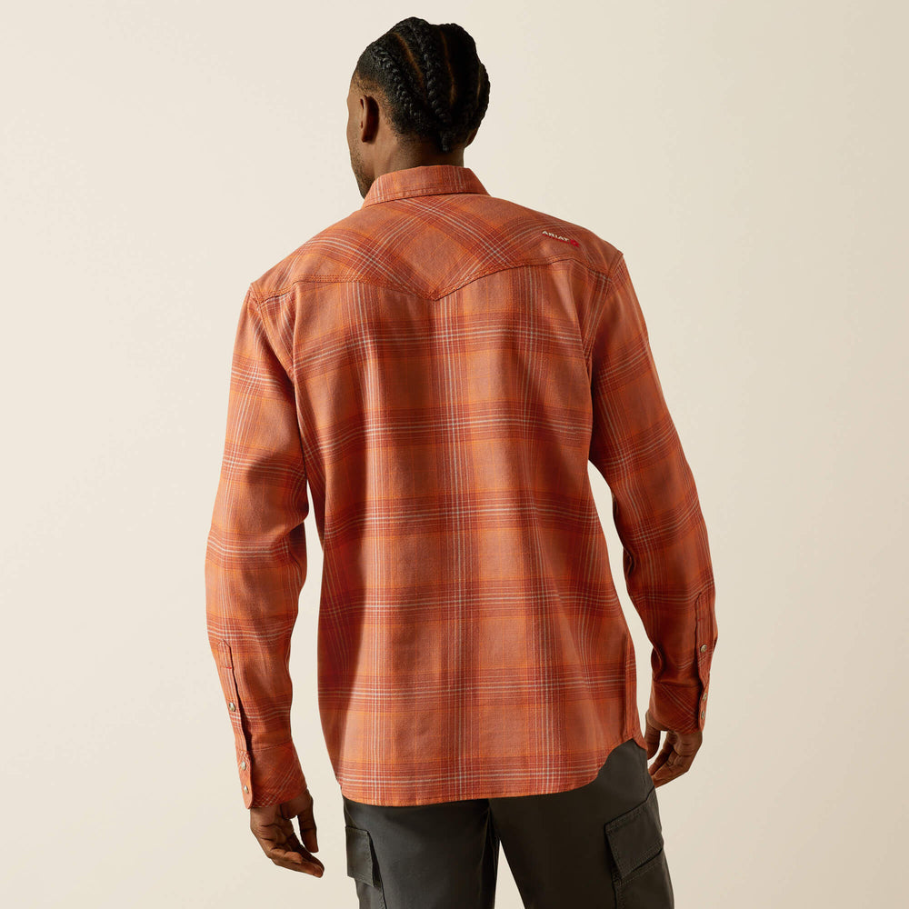 Men FR Wayne Retro Fit Snap Work Shirt | Ariat Online