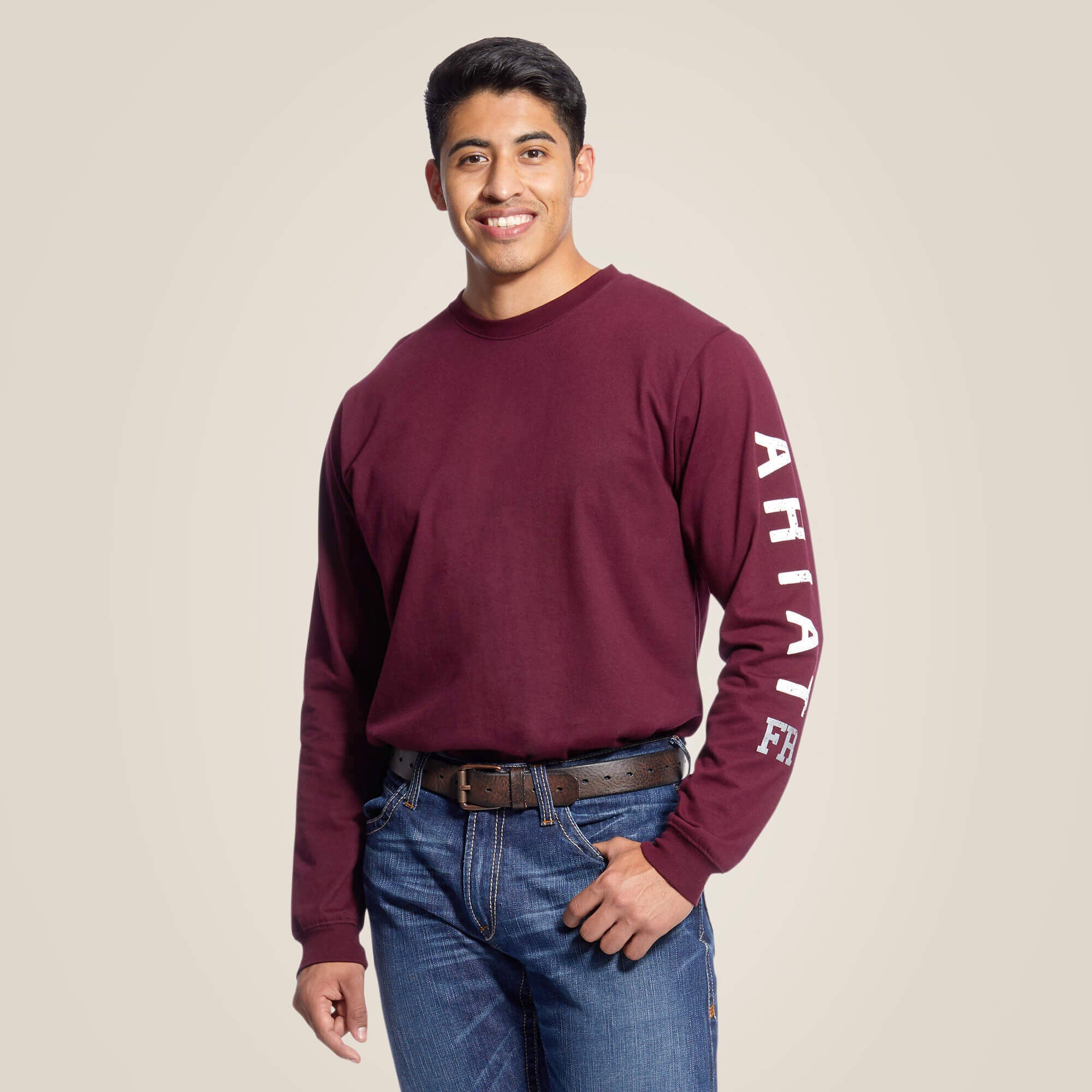 Men FR Roughneck Skull Logo T-Shirt | Ariat on sale