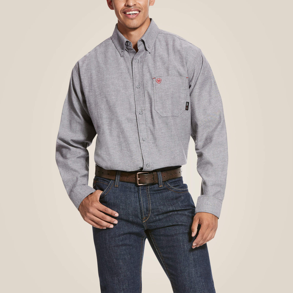 Men FR Solid Twill DuraStretch Work Shirt | Ariat us