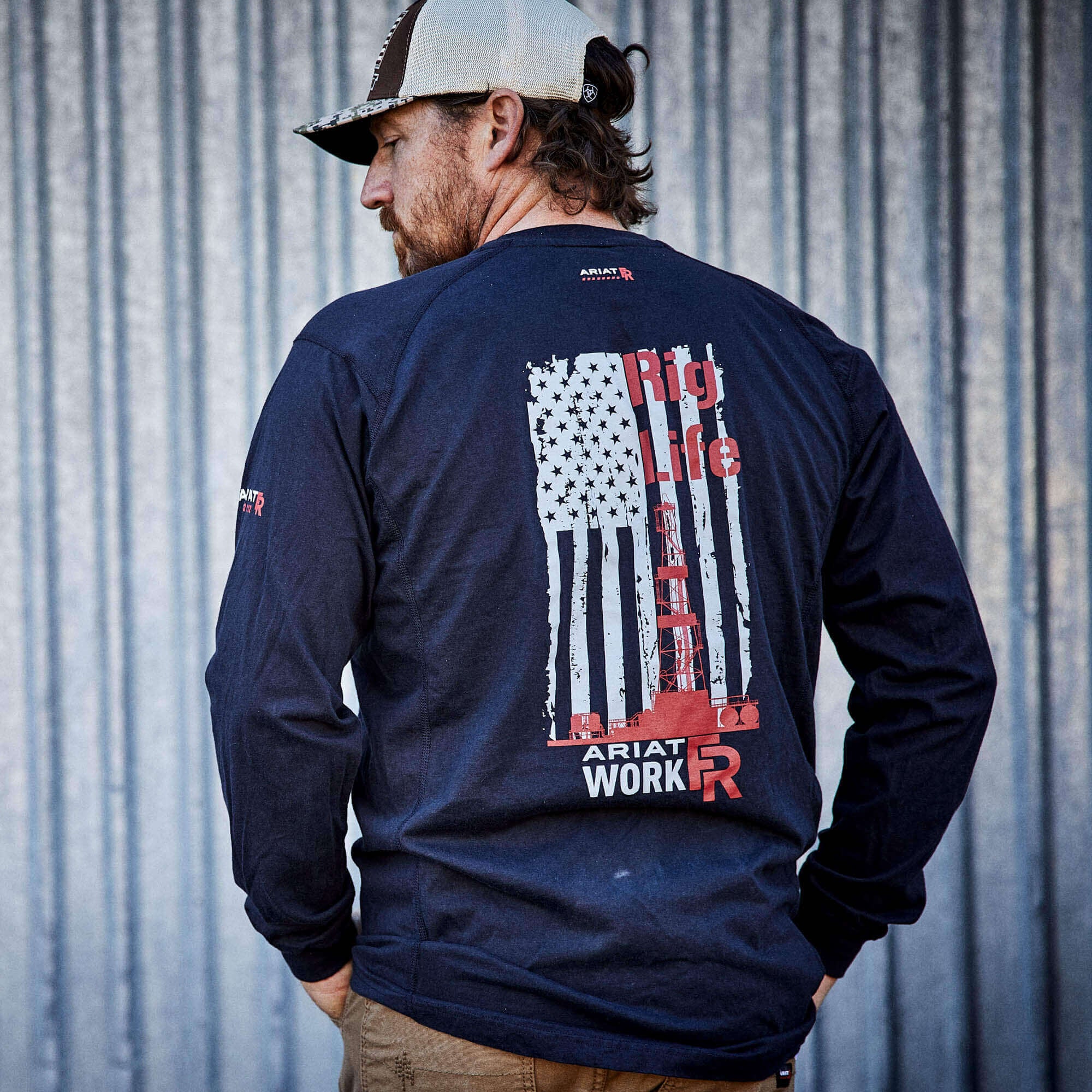 Men FR Air Rig Life Graphic T-Shirt | Ariat Online