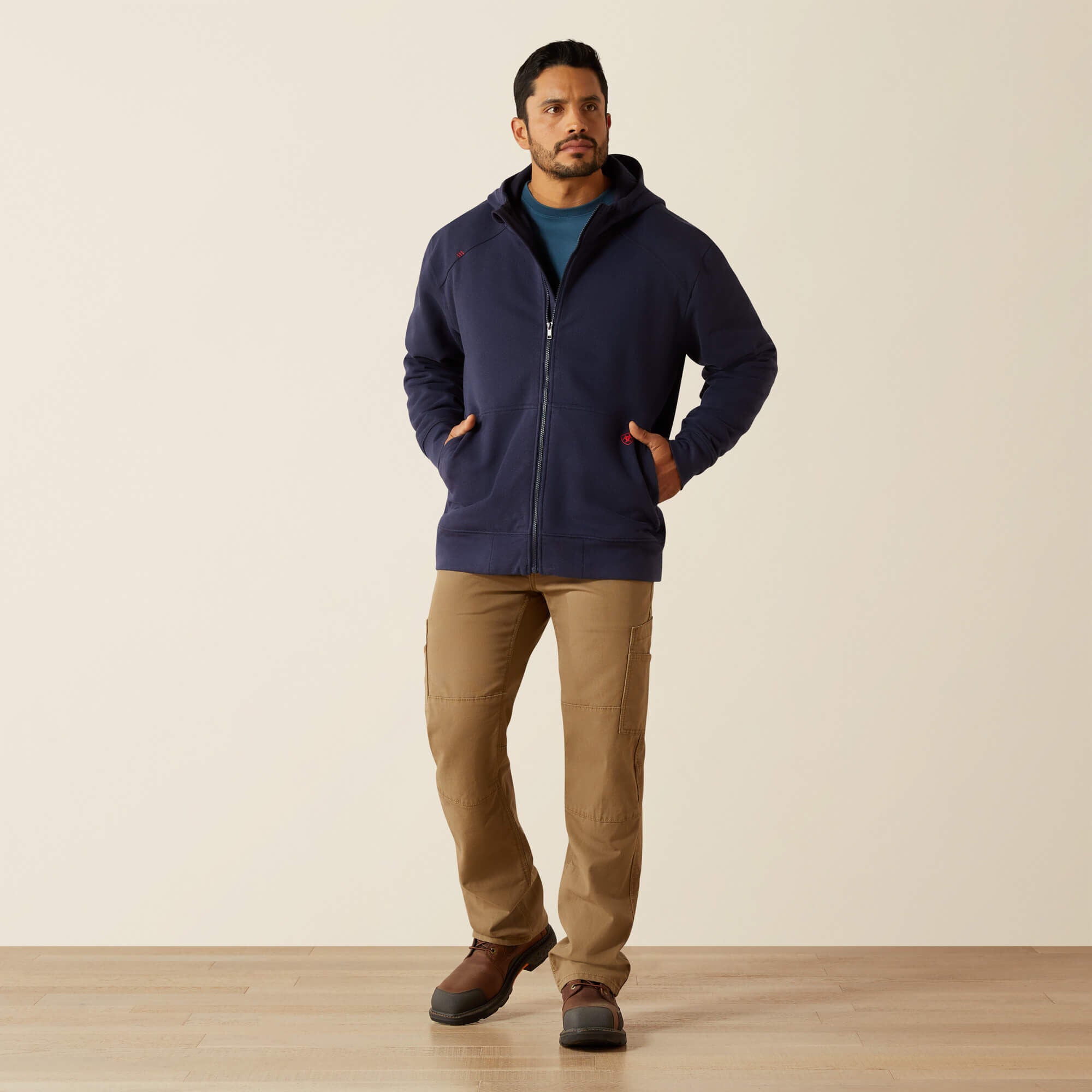 Men FR DuraStretch Heavyweight Fleece Full Zip Hoodie | Ariat near me