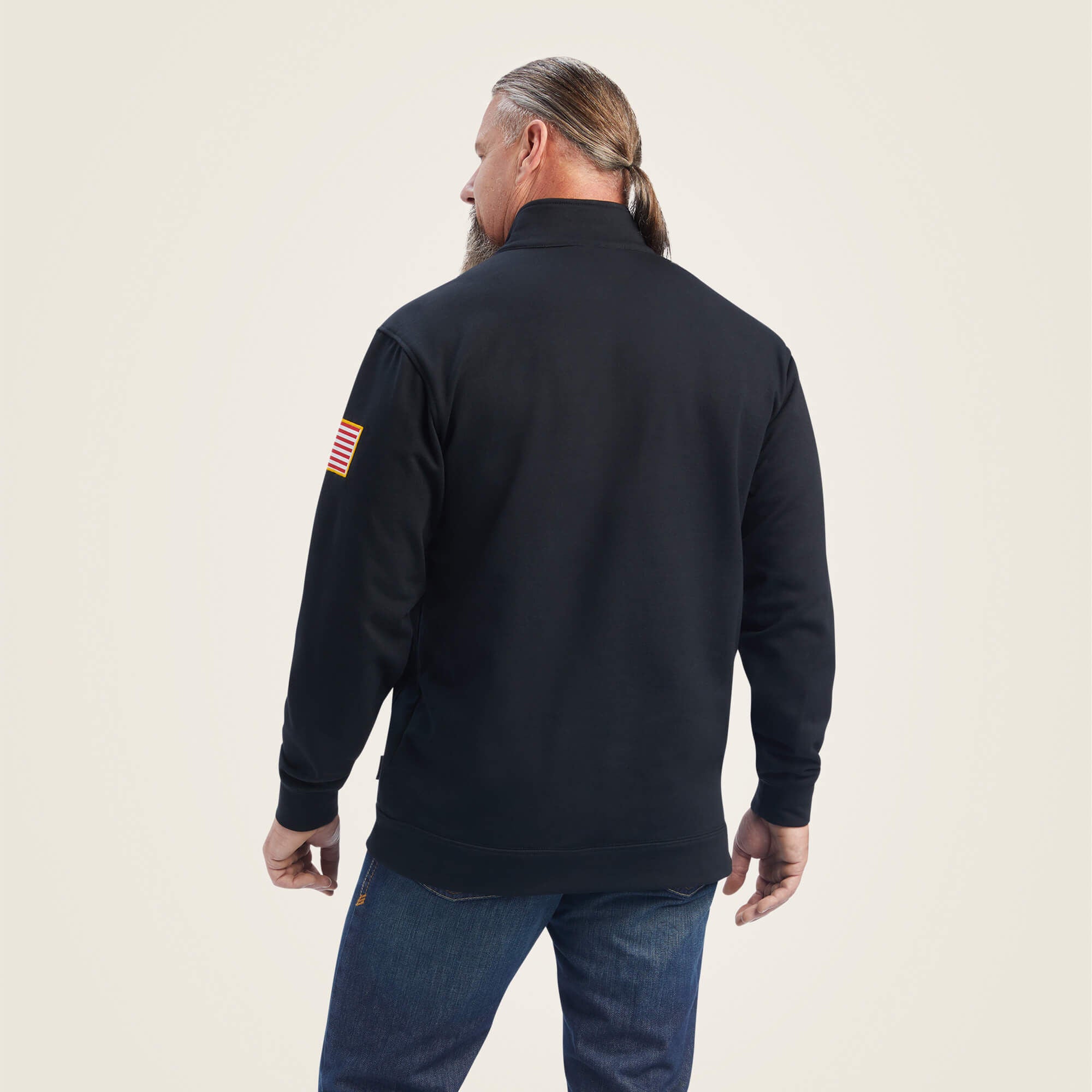 Men FR Durastrech Fleece 1/2 Zip Job Shirt | Ariat on sale