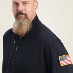 Men FR Durastrech Fleece 1/2 Zip Job Shirt | Ariat on sale