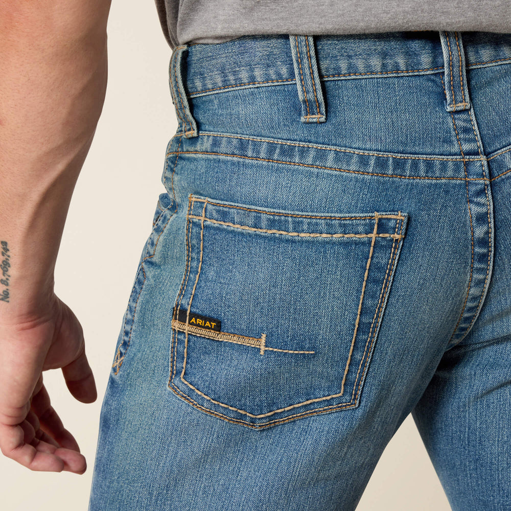 Men Rebar M4 Low Rise DuraStretch Edge Boot Cut Jean | Ariat on sale