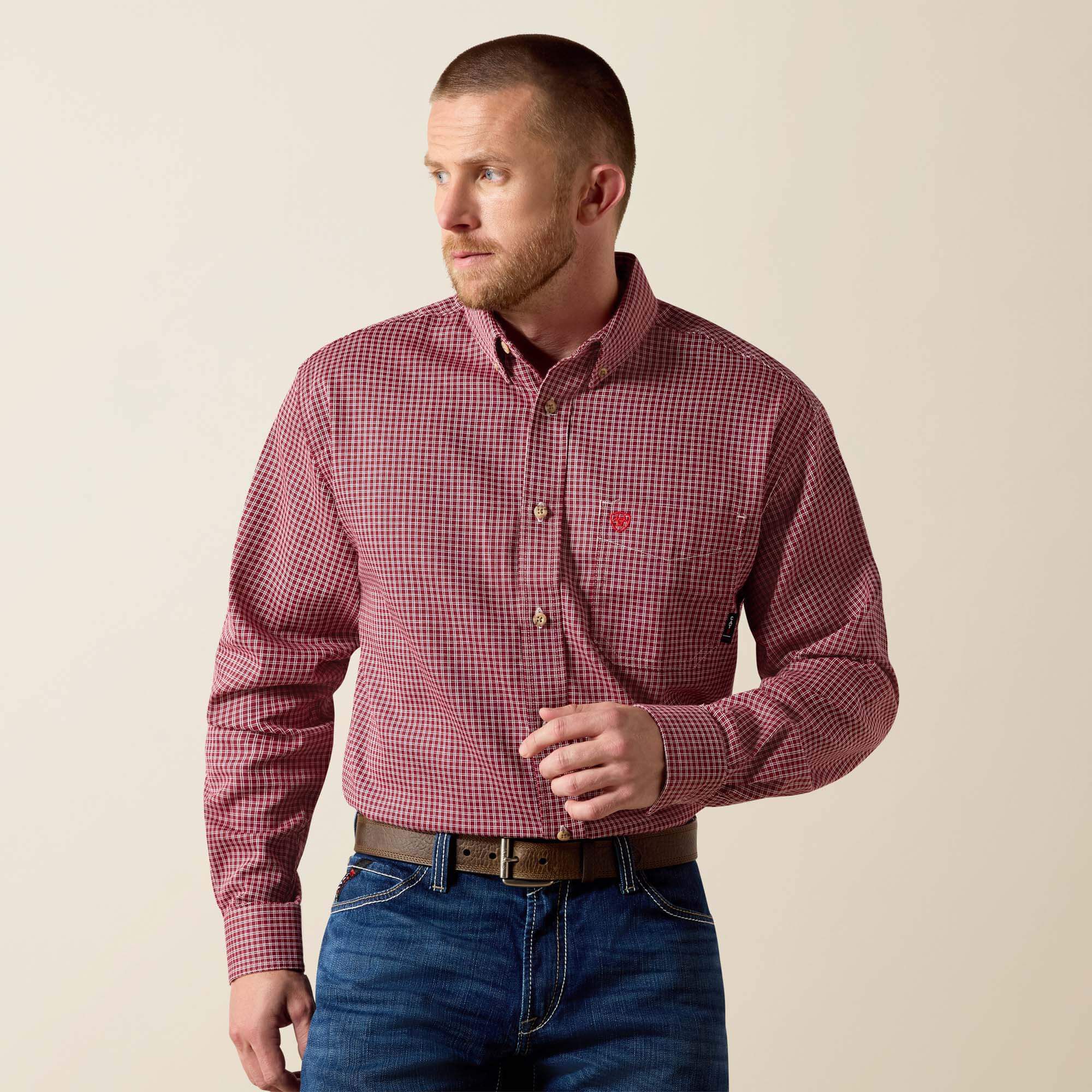 Men FR Bell Work Shirt | Ariat for sale