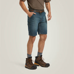 Men Rebar DuraStretch Denim Utility Short | Ariat us