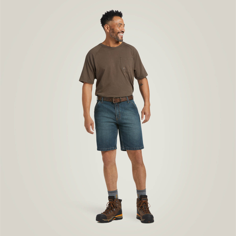 Men Rebar DuraStretch Denim Utility Short | Ariat us