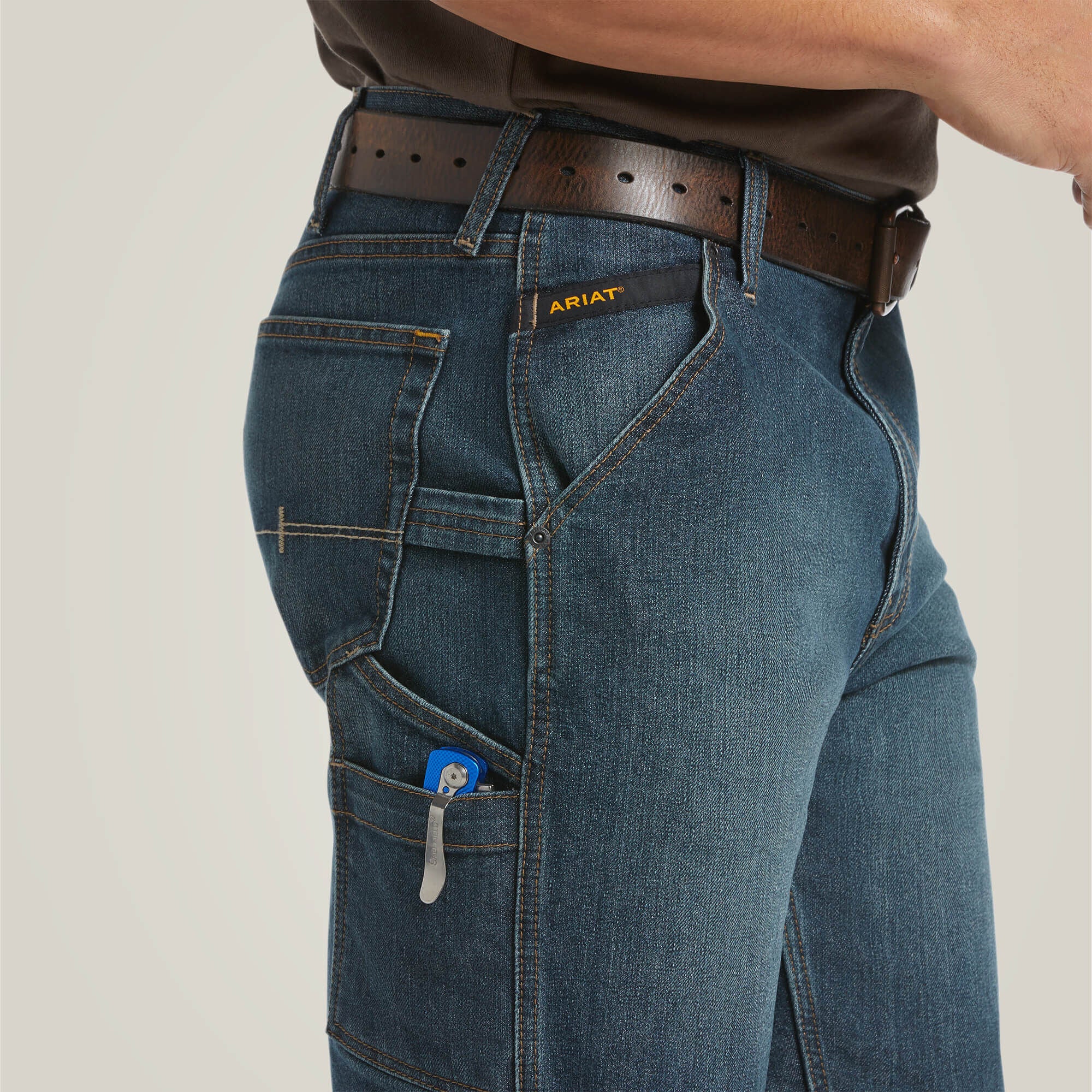 Men Rebar DuraStretch Denim Utility Short | Ariat us