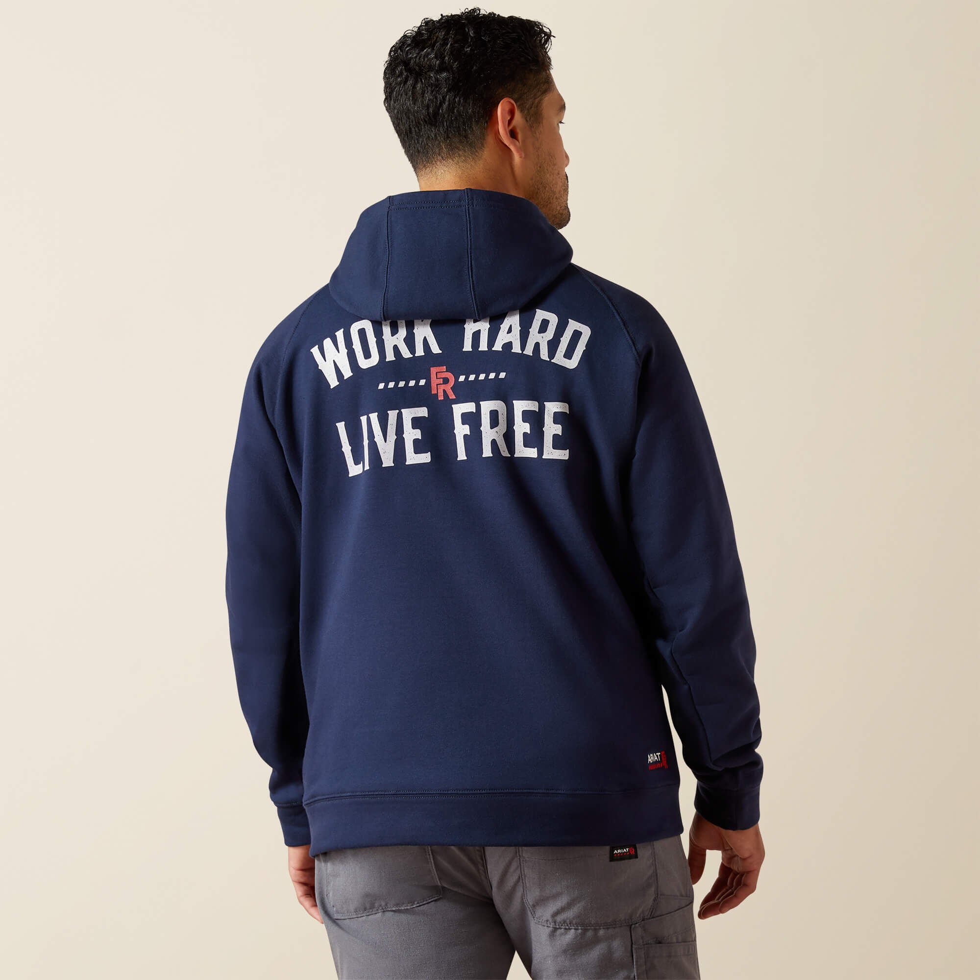 Men FR DuraStretch Work Hard Live Free Hoodie | Ariat Outlet