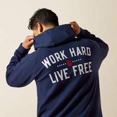 Men FR DuraStretch Work Hard Live Free Hoodie | Ariat Outlet