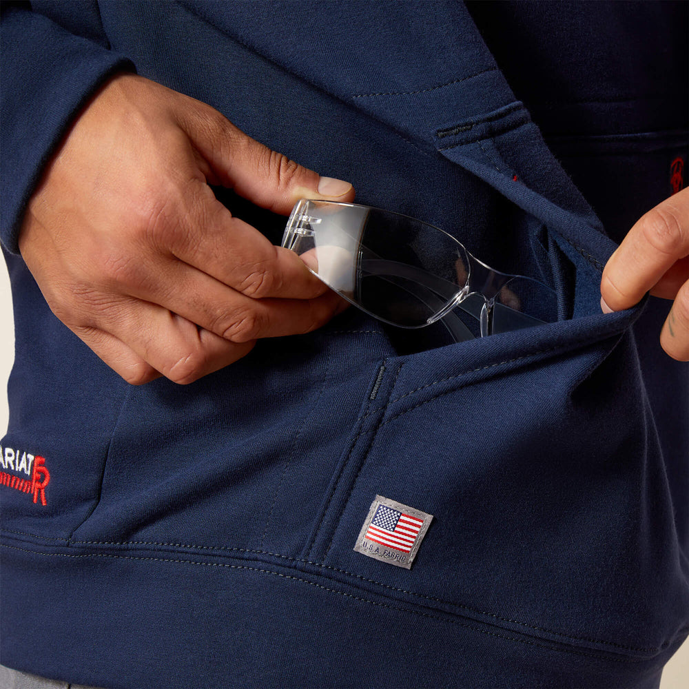 Men FR DuraStretch Work Hard Live Free Hoodie | Ariat Outlet