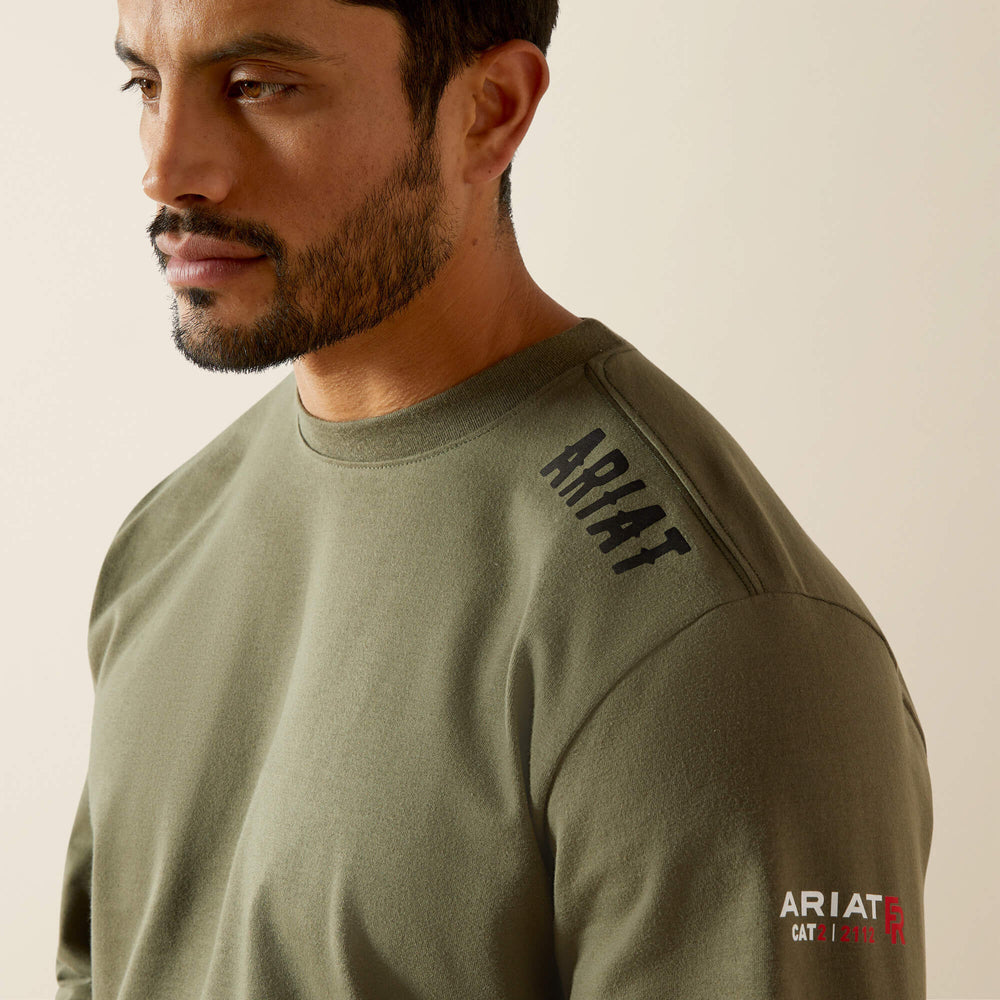 Men FR Work Hard Live Free T-Shirt | Ariat for sale