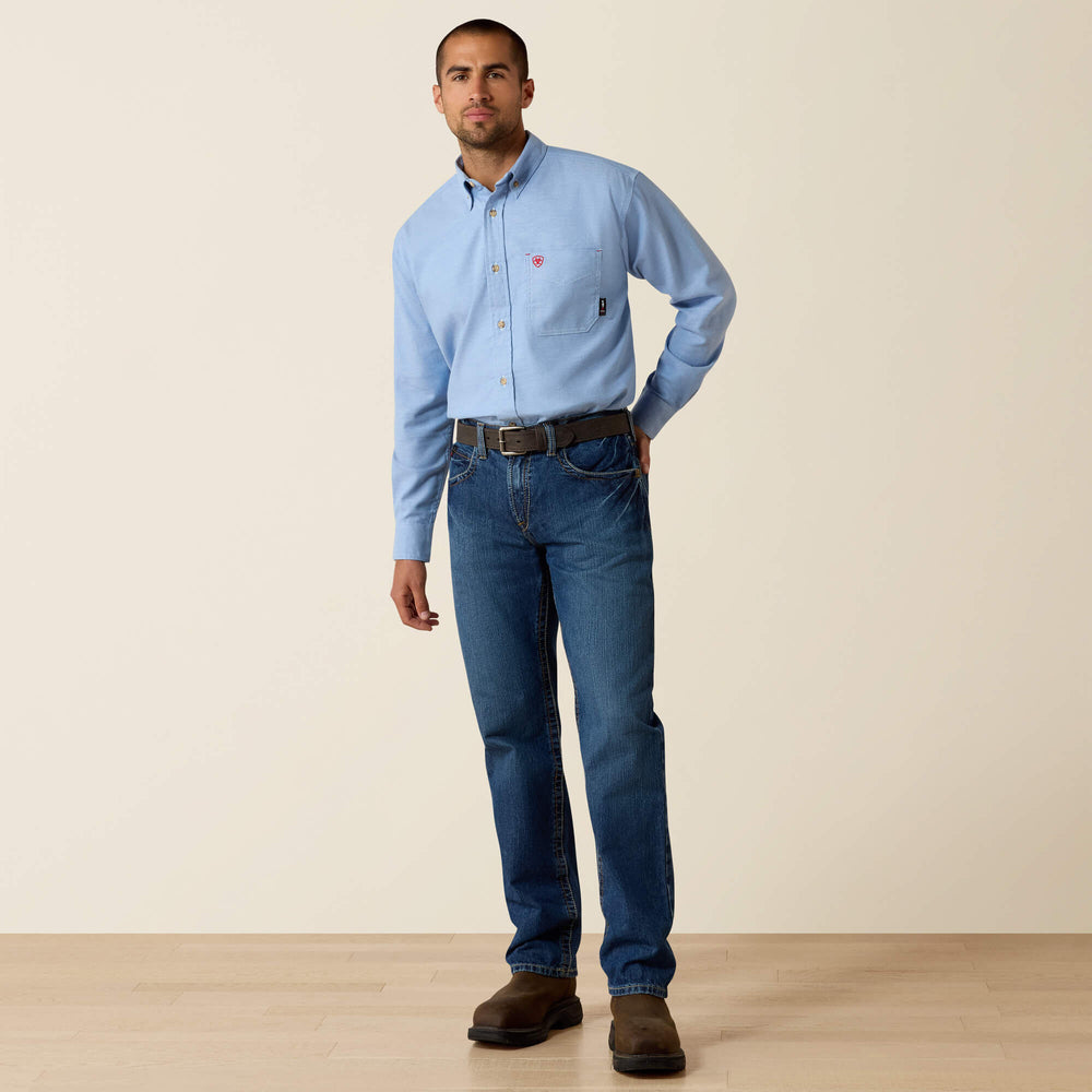 Men FR Solid Twill DuraStretch Work Shirt | Ariat Discount