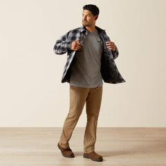 Men Rebar Flannel Insulated Shirt Jacket | Ariat Outlet