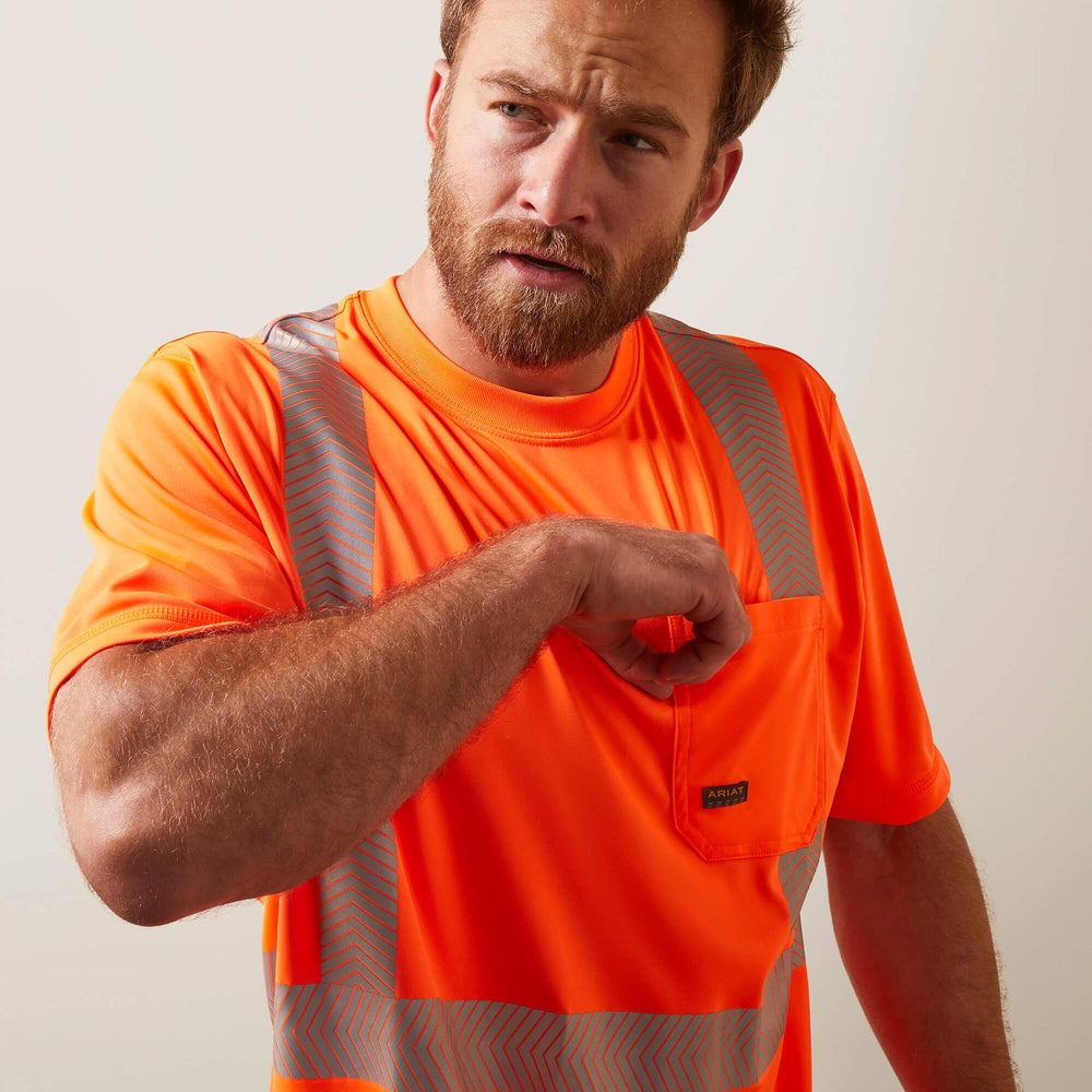 Men Rebar Hi-Vis ANSI T-Shirt | Ariat for sale