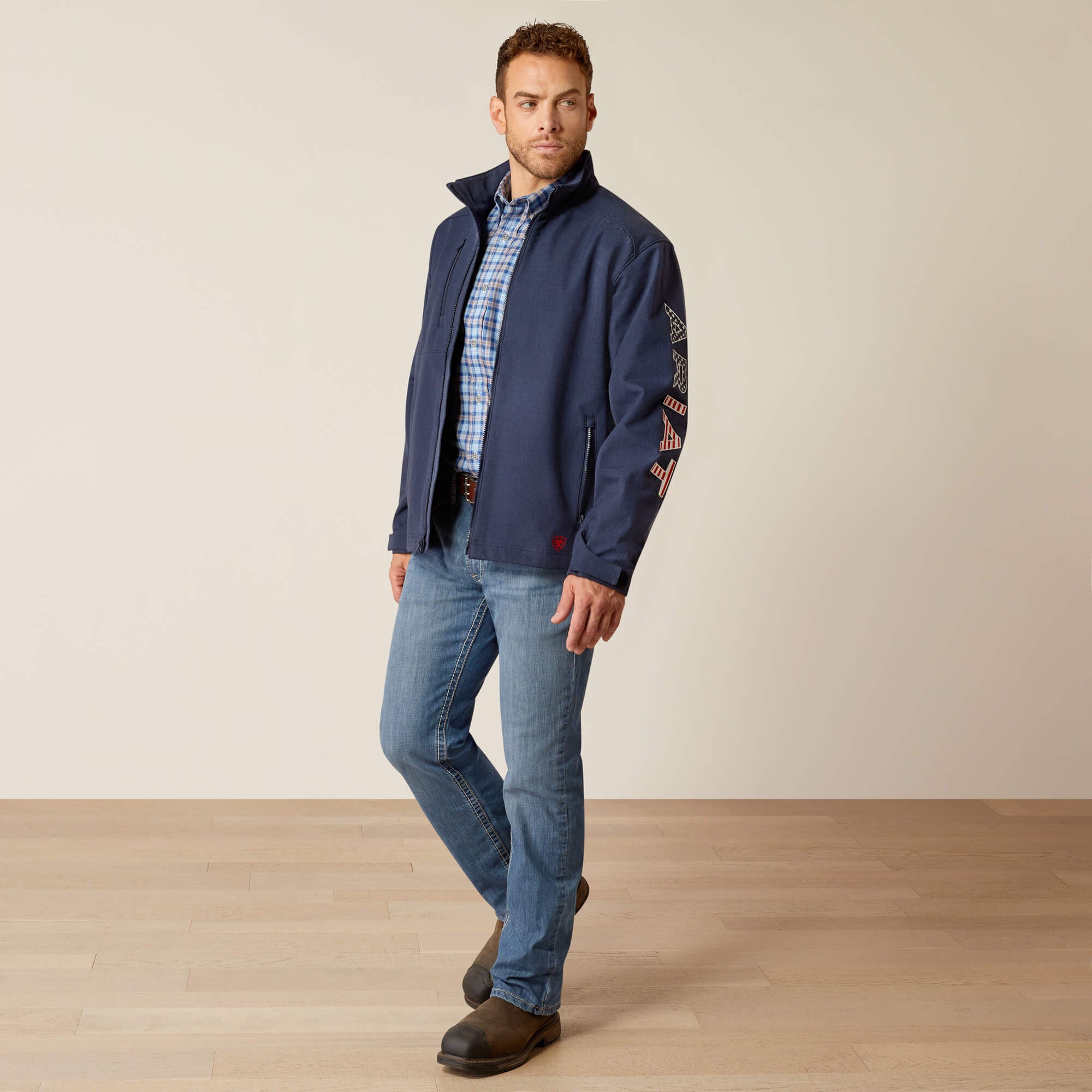 Men FR Team Logo Jacket | Ariat on sale