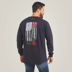 Men FR Air Life on the Line Graphic Top | Ariat Discount