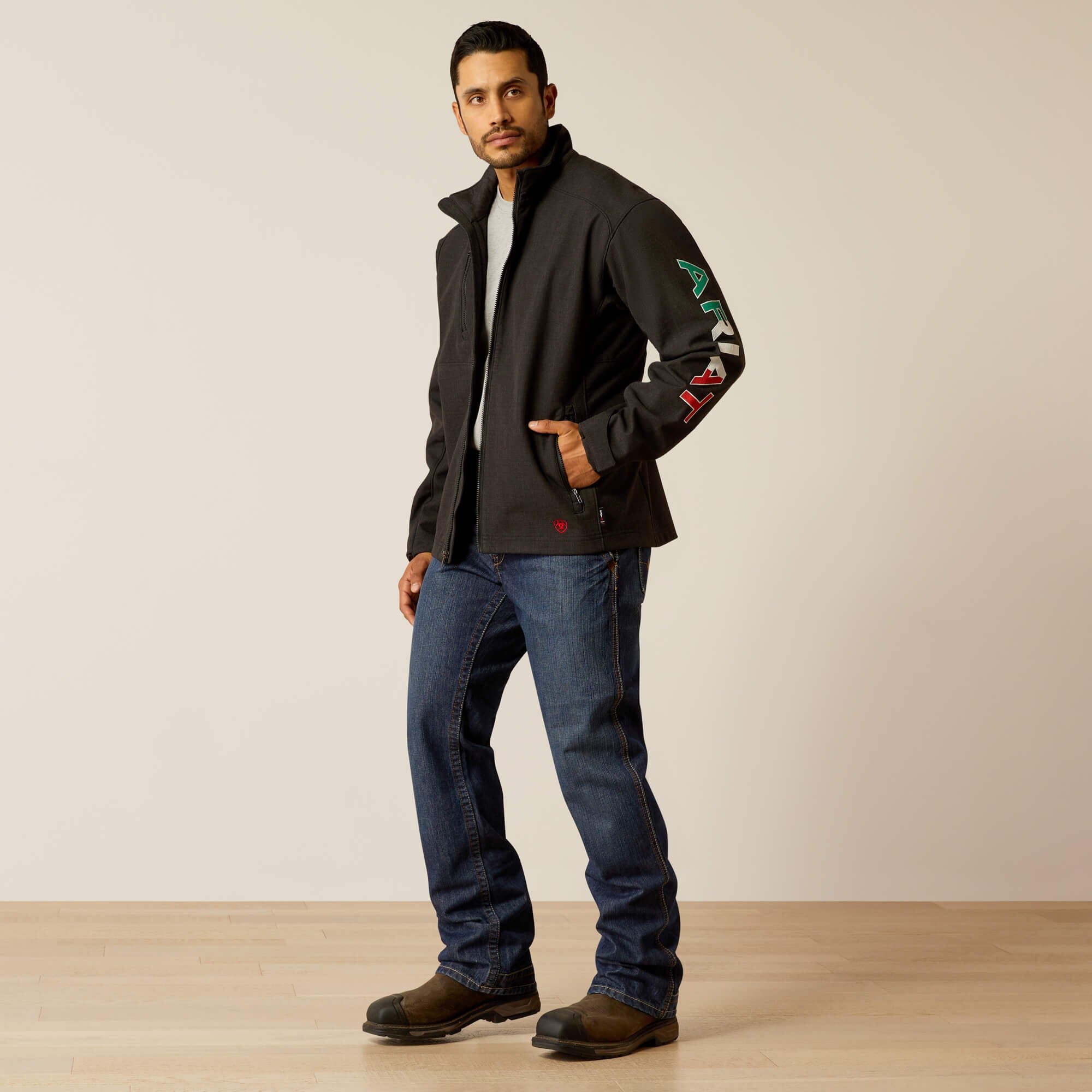 Men FR Team Logo Jacket | Ariat us