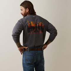 Men FR Air Refinery Row Graphic Henley Top | Ariat near me