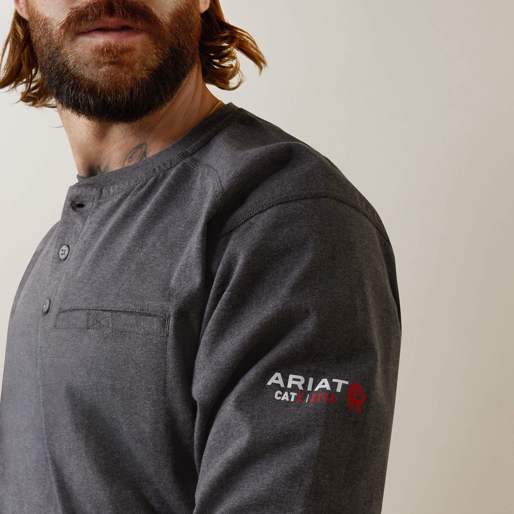 Men FR Air Refinery Row Graphic Henley Top | Ariat near me