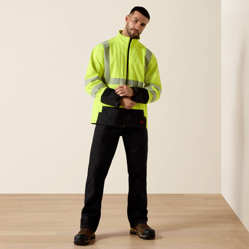 Men FR Vernon Hi-Vis Softshell Jacket | Ariat Outlet