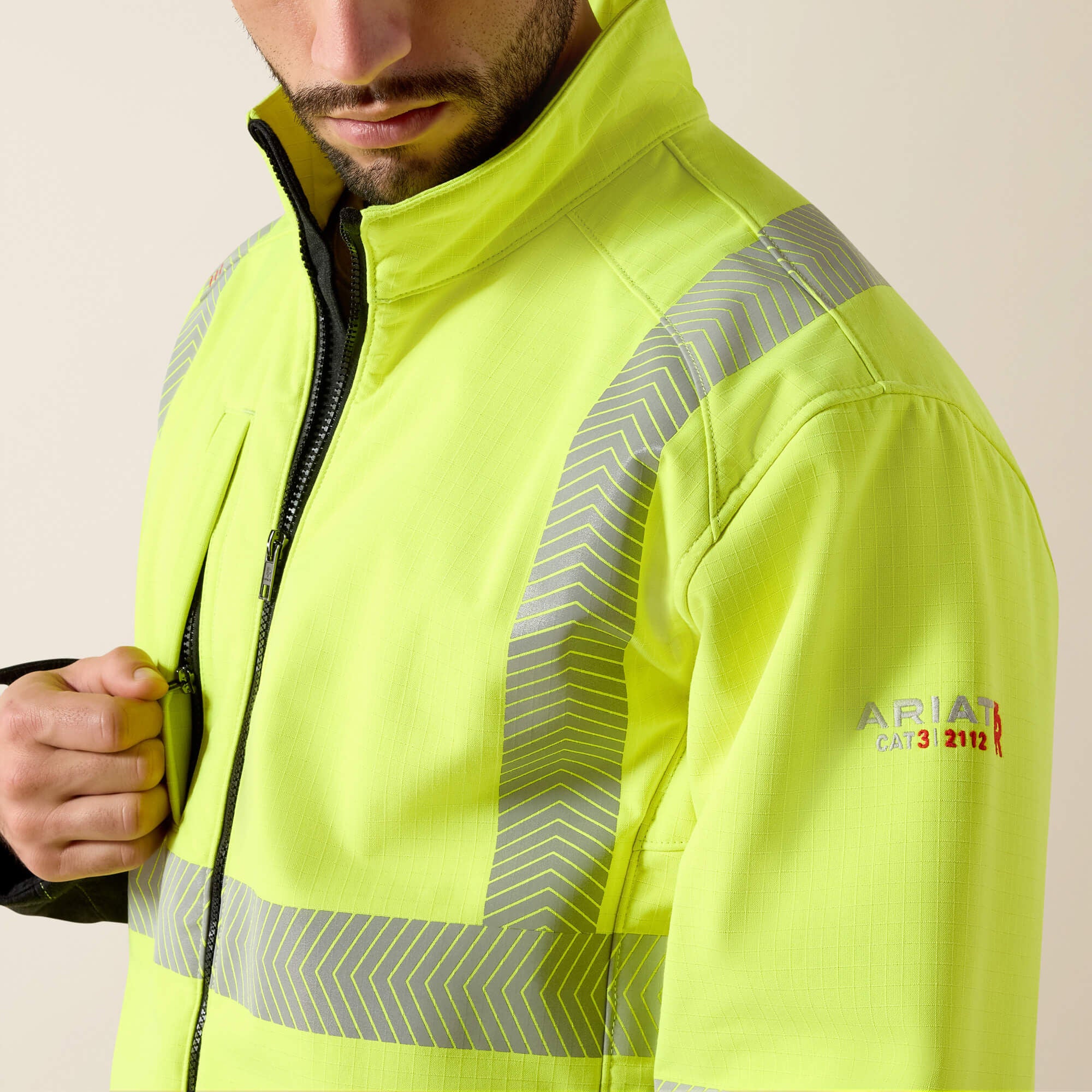 Men FR Vernon Hi-Vis Softshell Jacket | Ariat Outlet