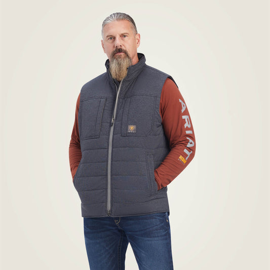 Men Rebar Valiant Ripstop Insulated Vest | Ariat